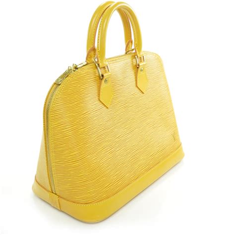 yellow louis vuitton duffle bag